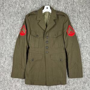 US Marine Dress Coat Mens 39S Wool Bowdon Military Uniform Corporal
